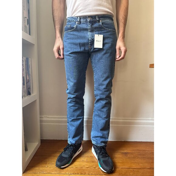 BALLY Men's Straight-Leg Jeans - Picture 1 of 12